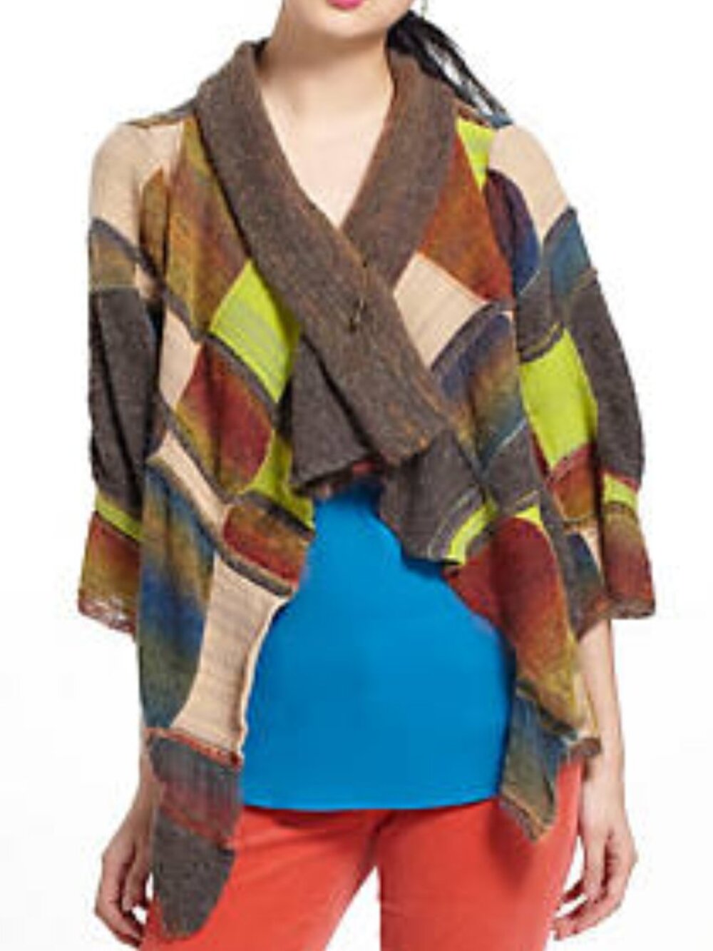 M. & Kyoko Patchwork Jacket Anthropologie one size